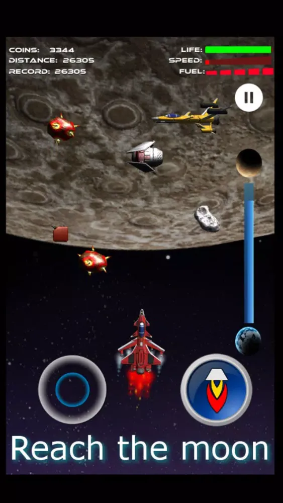 Capturas de tela do Space Rocket: To the Moon