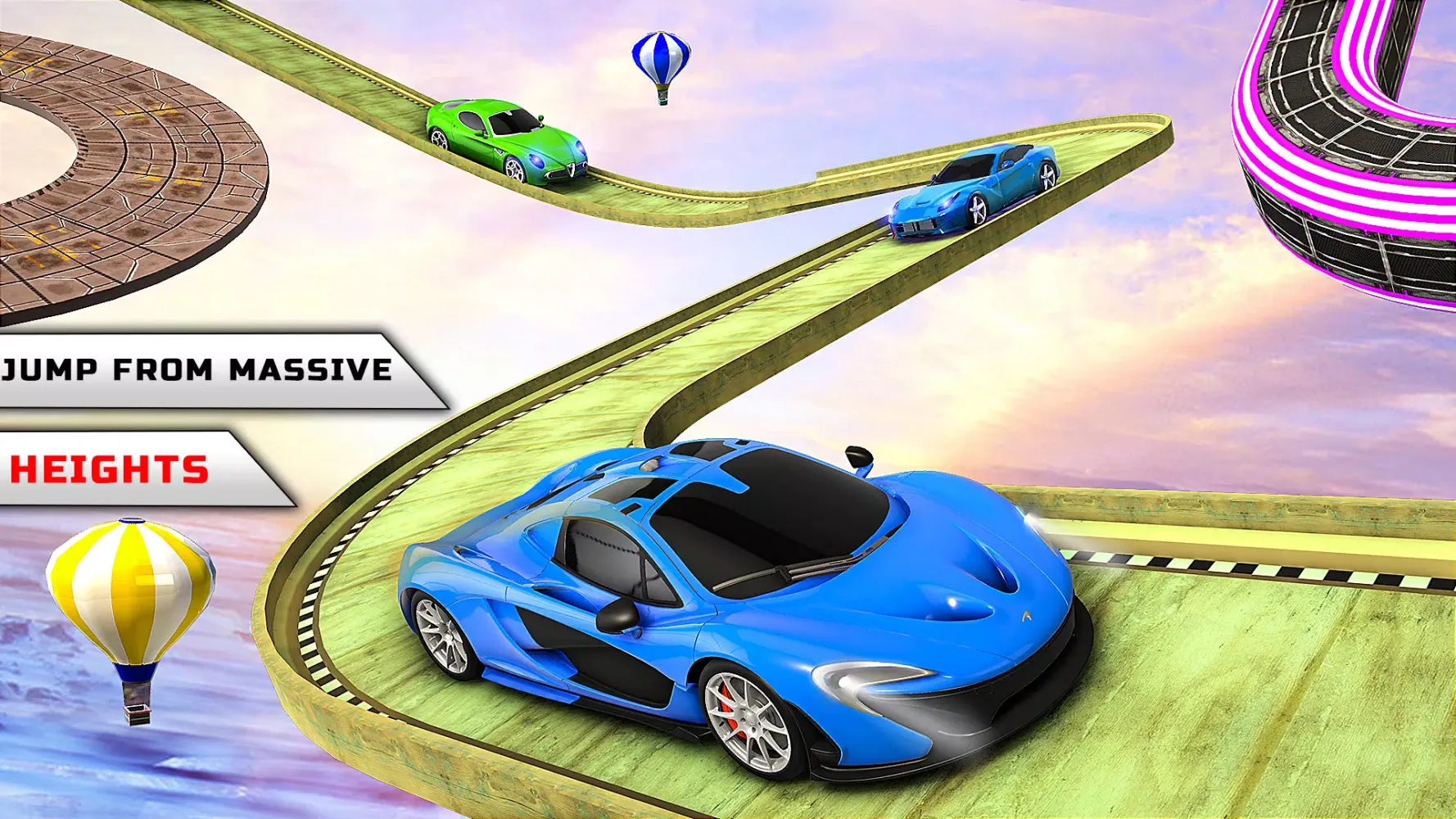 Capturas de tela do Mega Ramp Car Stunt: Car Games