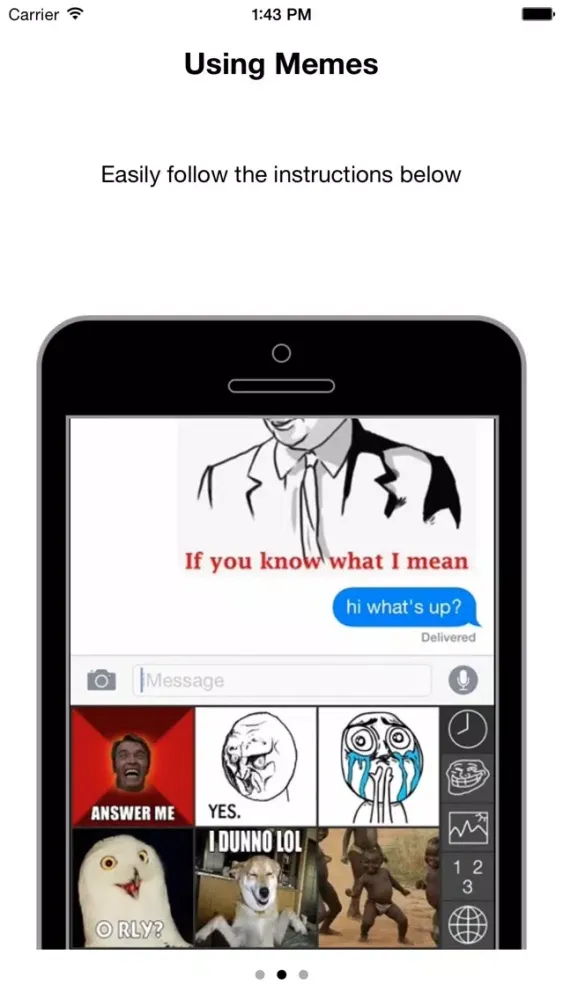 MemeKeys: Keyboard Extension应用截图
