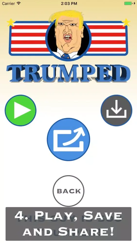 Capturas de pantalla de #TRUMPED