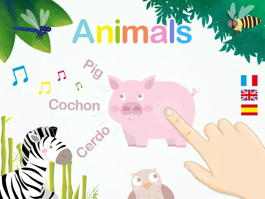 Animals Picture Book: Kids first words and Games For Kids iPad  स्क्रीनशॉट