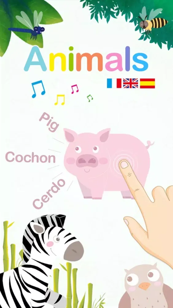 Animals Picture Book: Kids first words and Games For Kids स्क्रीनशॉट