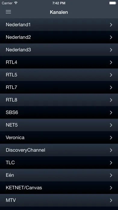 Nederlandse TV स्क्रीनशॉट