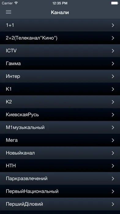 Zrzuty ekranu Українське телебачення