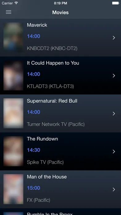 Captures d'écran de The TV USA California