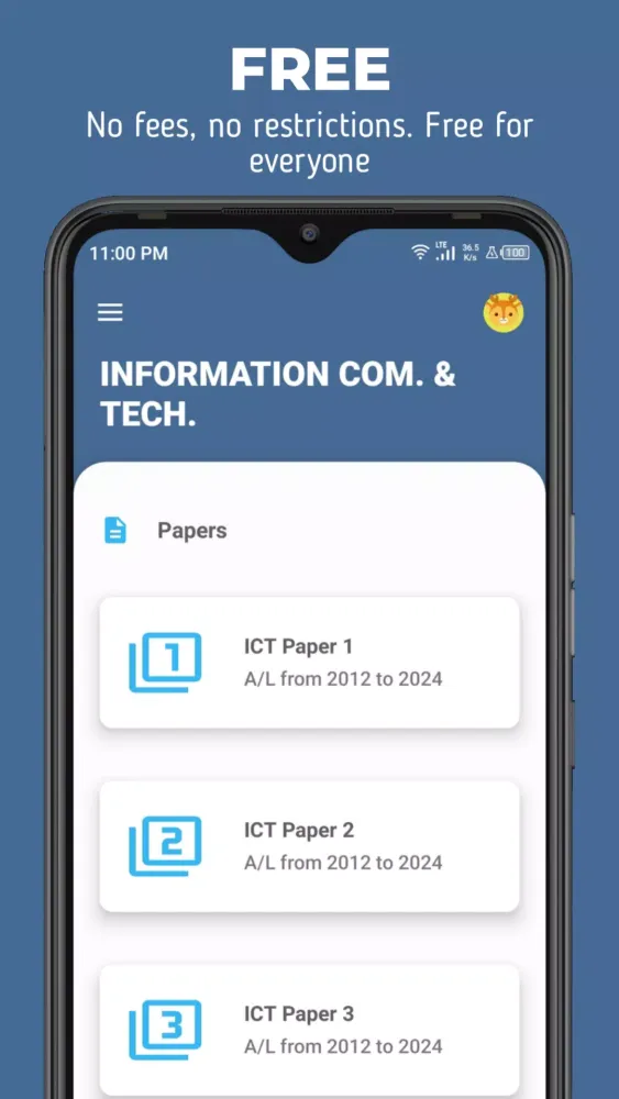 ICT GCE Papers Screenshots