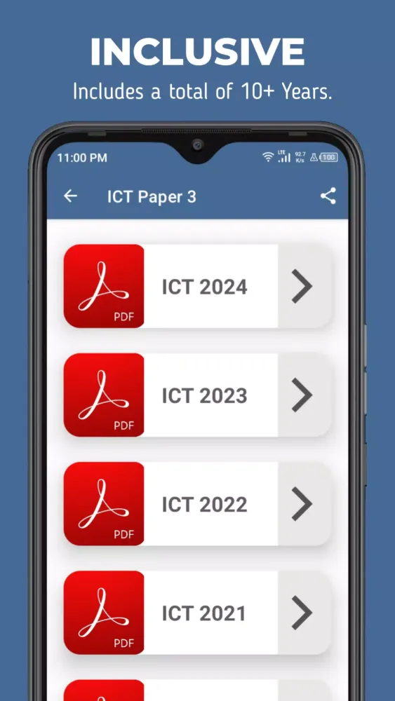 ICT GCE Papers Screenshots