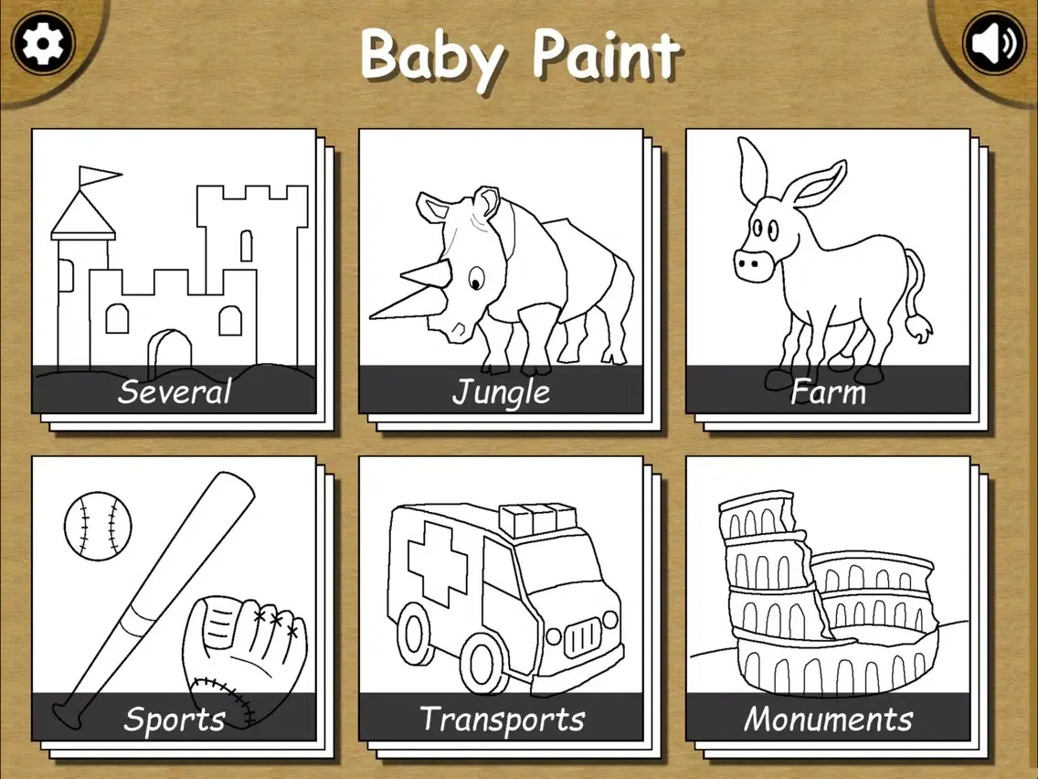 Baby Paint - Coloring book iPad  স্ক্রিনশট