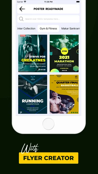Capturas de tela do Poster Flyer Maker & Creator
