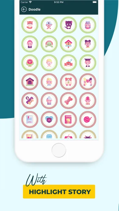 Captures d'écran de Story highlight Cover Instaa