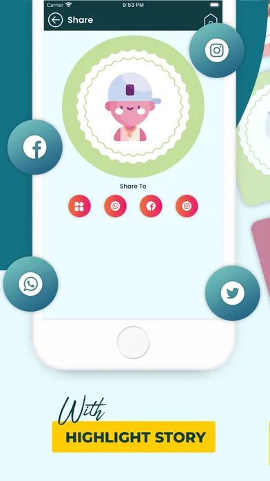 Captures d'écran de Story highlight Cover Instaa