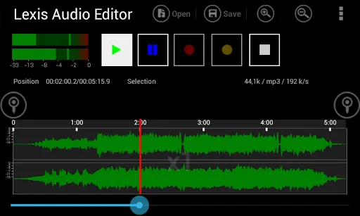 Lexis Audio Editor スクリーンショット