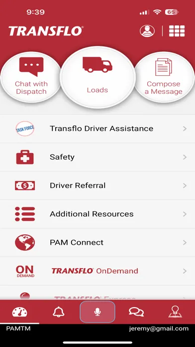 Zrzuty ekranu PAM PROMobile