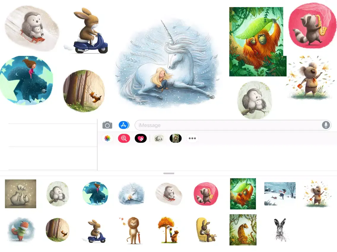 Capturas de pantalla de Story Time. iPad 