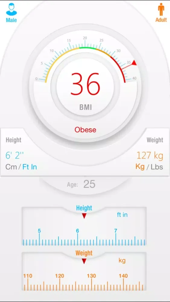 Tangkapan skrin BMI+