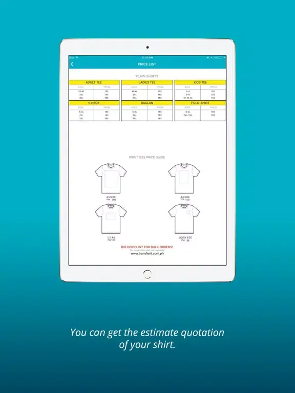 Tangkapan layar Transfer It - T-shirt Designer iPad 