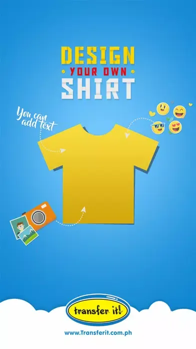 Tangkapan layar Transfer It - T-shirt Designer