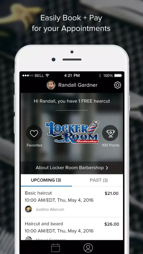 Captures d'écran de LockerRoom Barbershop