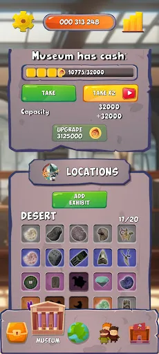 Dino & Fossil Hunter Tap Idle 스크린샷