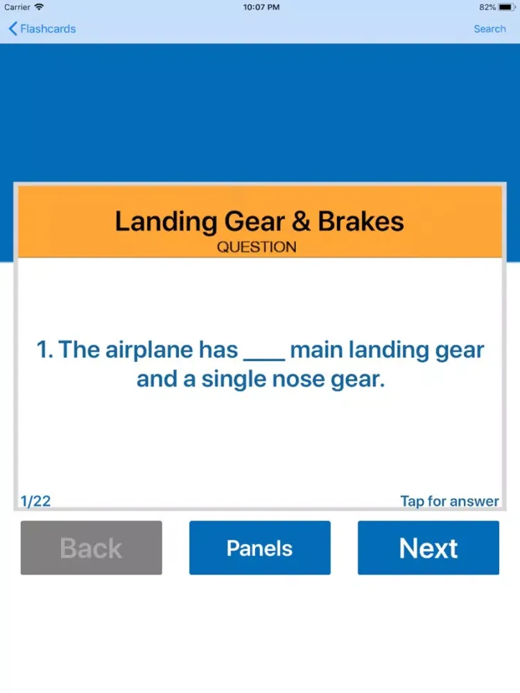 Pan Am 747-400 Study App iPad  स्क्रीनशॉट