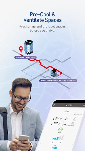 Capturas de tela do Panasonic Comfort Cloud