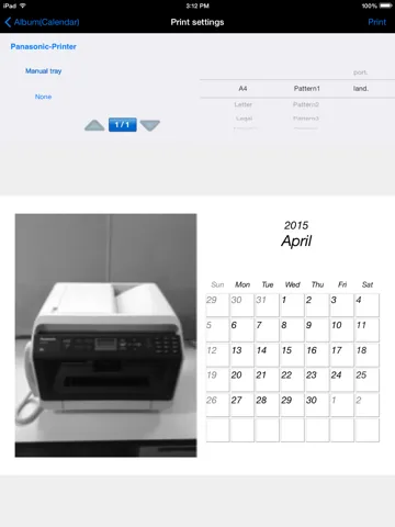 -Mobile Print- iPad  Screenshots