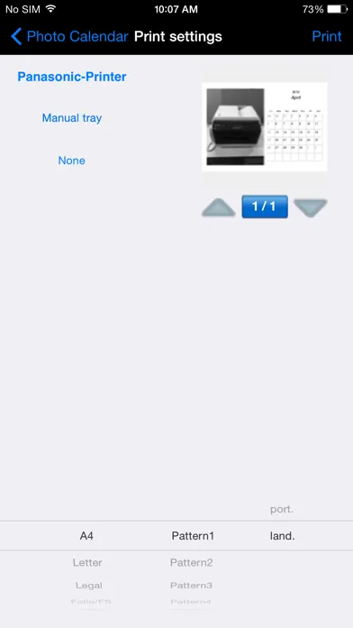 -Mobile Print- Screenshots