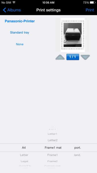 -Mobile Print- Screenshots