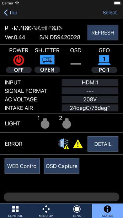 Smart Projector Control سکرین شاٹس
