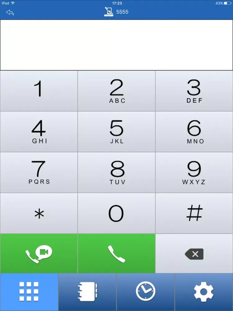 Capturas de pantalla de Panasonic Mobile Softphone iPad 