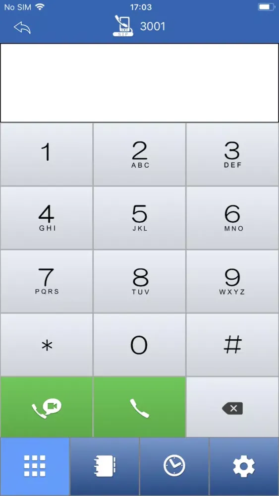 Capturas de pantalla de Panasonic Mobile Softphone