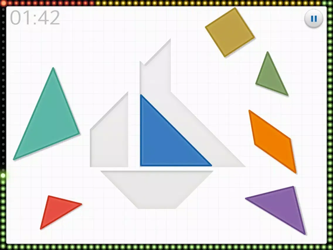 ภาพหน้าจอของ Panasonic Doki Doki Tangram iPad 