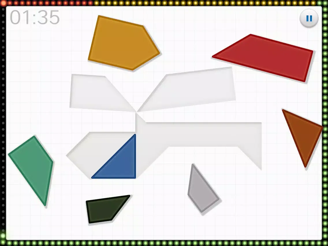 ภาพหน้าจอของ Panasonic Doki Doki Tangram iPad 