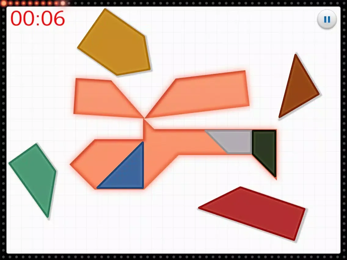 ภาพหน้าจอของ Panasonic Doki Doki Tangram iPad 