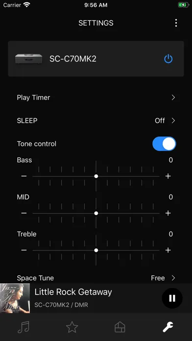 Technics Audio Center Screenshots