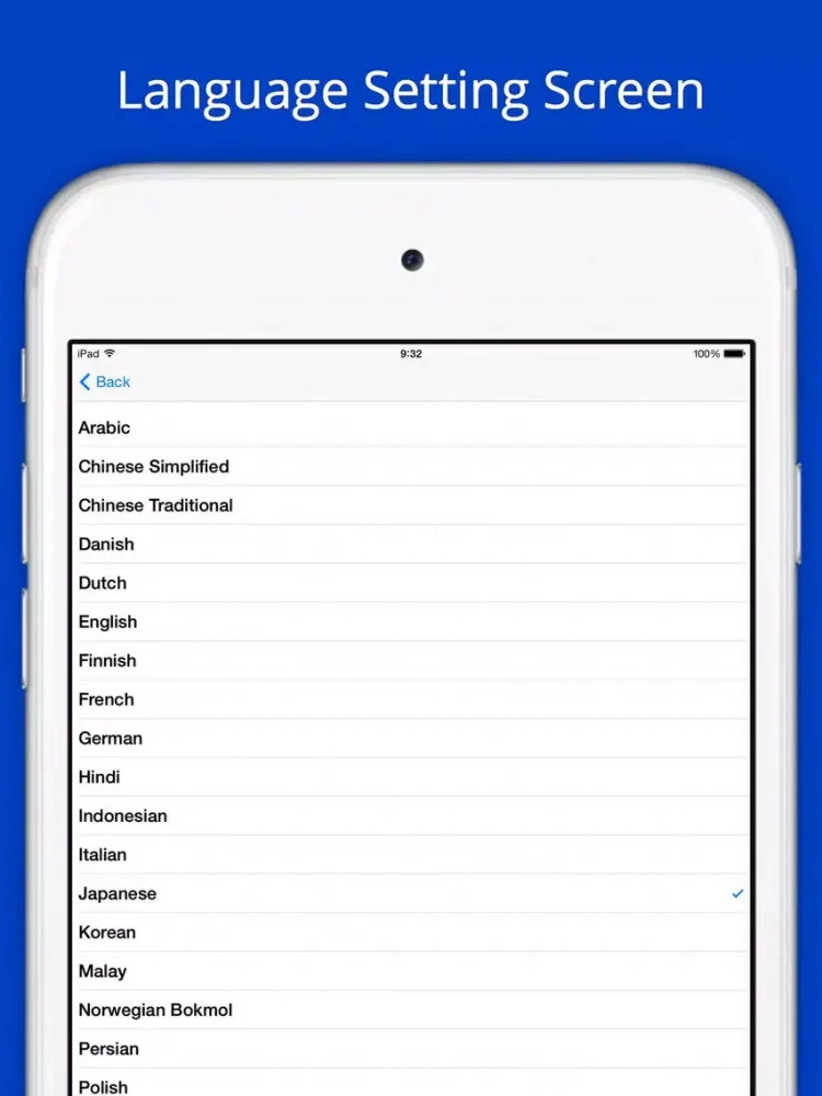 TranslLet's! iPad  Screenshots