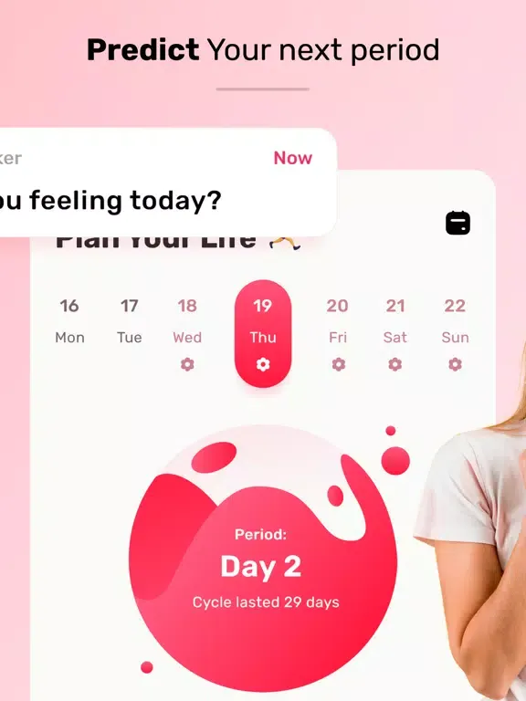 Zrzuty ekranu Period Tracker -Ovulation Clue iPad 