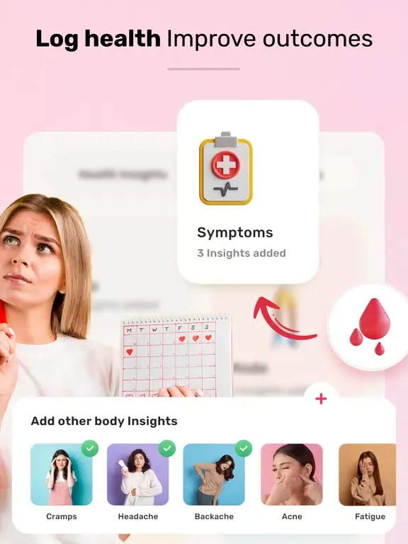 Zrzuty ekranu Period Tracker -Ovulation Clue iPad 