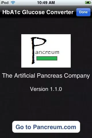 A1cConverter スクリーンショット