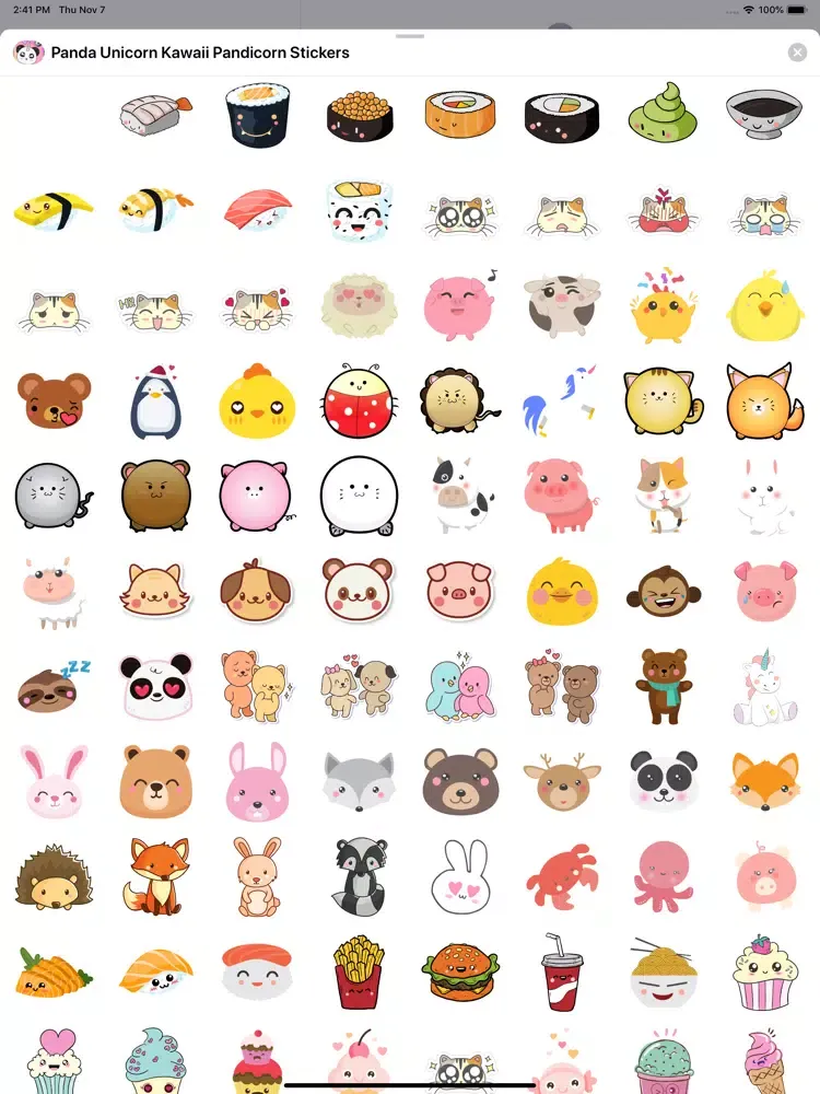 Panda Unicorn Kawaii Pandicorn iPad  Screenshots