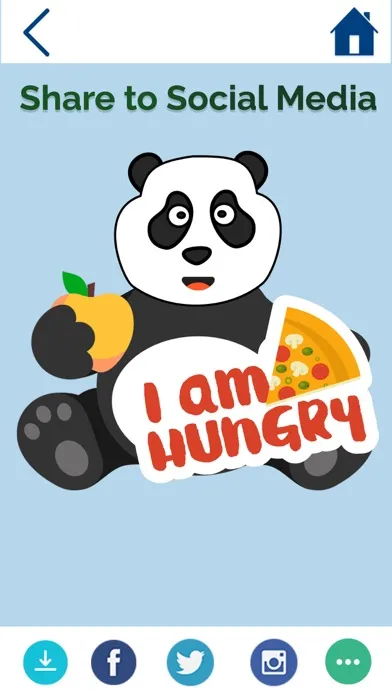 Ảnh chụp màn hình của Panda Emoji : Make Panda Stickers & Moji