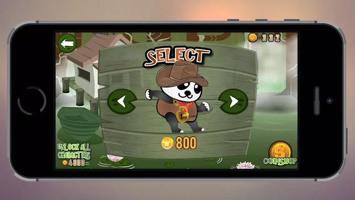 Captures d'écran de Panda Adventures - Run across the forrest - Free Kid Game