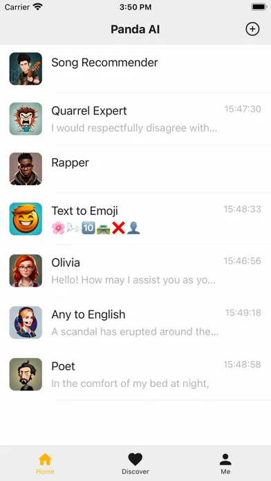 Screenshot di Panda AI - Your AI Assistant