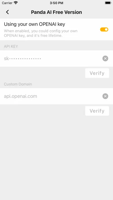 Screenshot di Panda AI - Your AI Assistant
