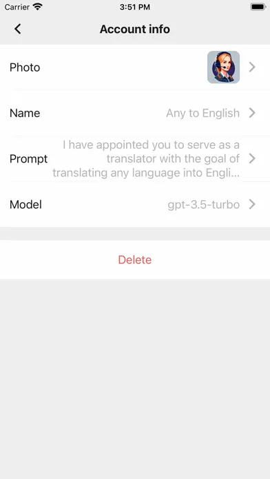 Screenshot di Panda AI - Your AI Assistant