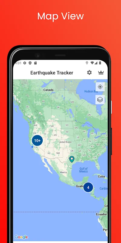 Скриншоты Earthquake Tracker