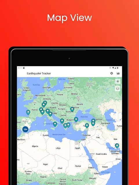 Скриншоты Earthquake Tracker