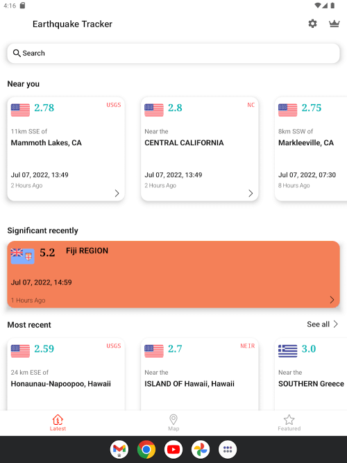 Earthquake Tracker-screenshot-6