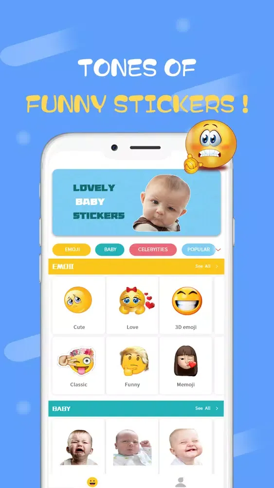 Fancy Stickers-Emoji Sticker Screenshots