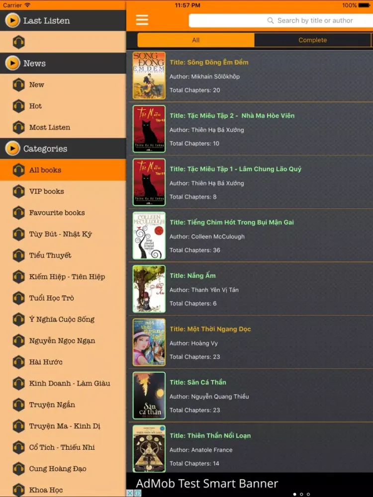 Nghe Truyện Audio Online iPad  Ekran Görüntüleri